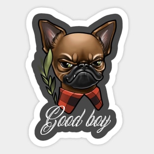 French bulldog Sticker